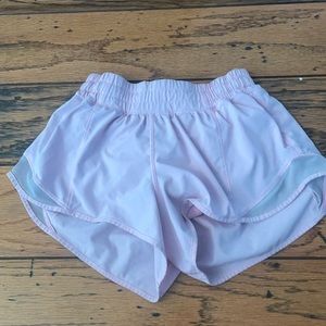 pink lululemon shorts